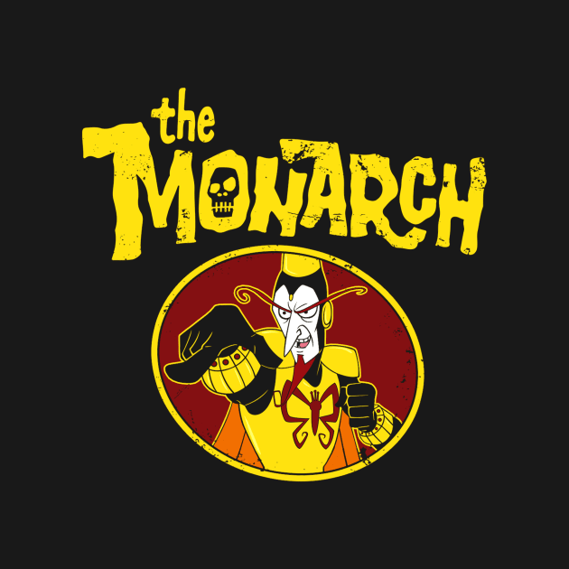 Mighty Monarch (Black Print) by Nerdology