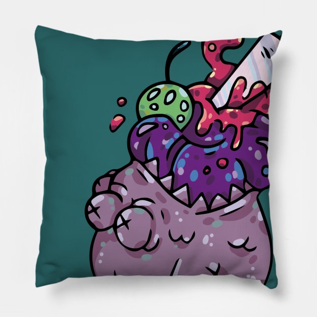 Junky Monster Taiyaki Pillow by The Craft Coven