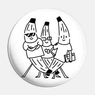 We've Gone Bananas! (black) Pin