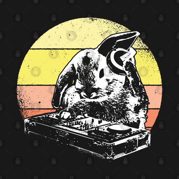Music Rabbit Mixer Board DJ by Nerd_art