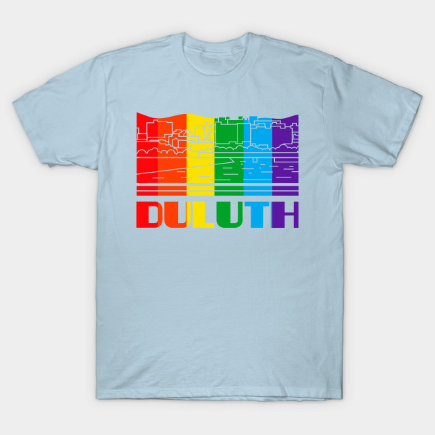 Discover Duluth Pride Shirt Duluth LGBT Gift LGBTQ Supporter Tee Pride Month Rainbow Pride Parade - Duluth Pride - T-Shirt