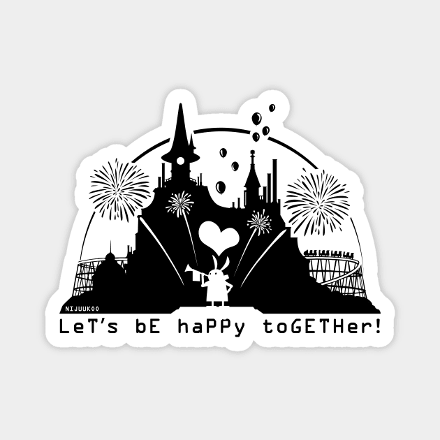 Nier - Happiest Place On Earth (Light) Magnet by Nijuukoo