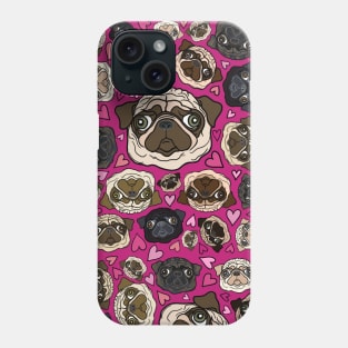 Pugs Everywhere! Phone Case