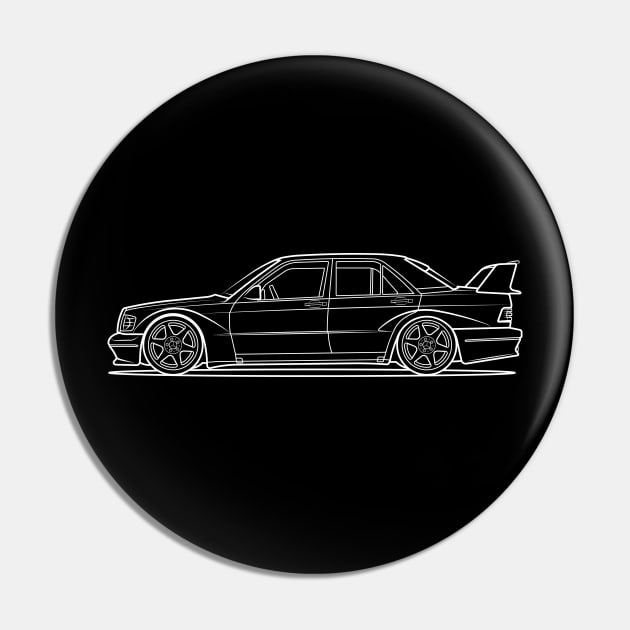 Street Legal Racing Benz Pin by icemanmsc