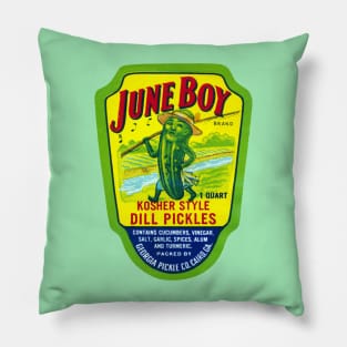 1940's June Boy Dill Pickles Pillow