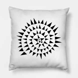 Swirling Thorns Pillow