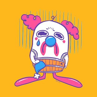 Sad Clown in a Barrel T-Shirt