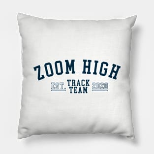 Zoom High Track Team Gym Shirt (Navy) Pillow