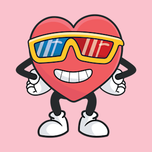 Retro heart 1 T-Shirt