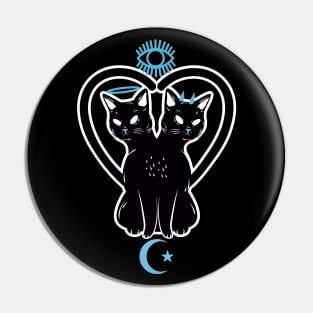 Black Cat Cosmic Balance Pin