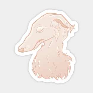 Elegant Borzoi Magnet