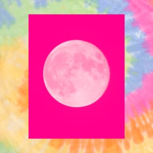 Pink Moon Photograph T-Shirt