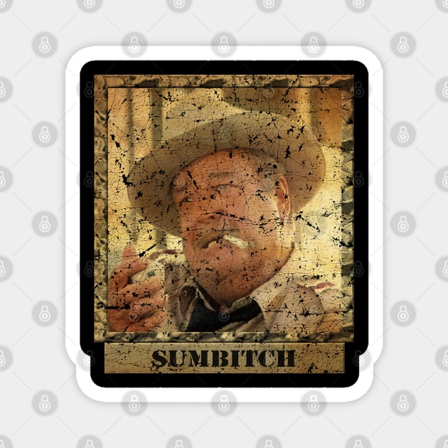 Vintage Sumbitch Magnet by den.make