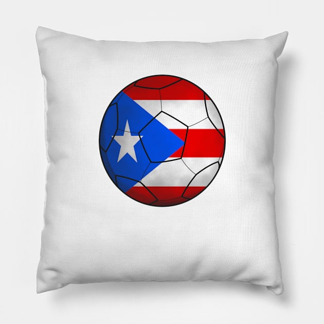 puerto rico football Pillow by persa