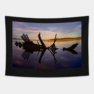 GOLDEN HOUR - SHIPWRECK IN SHIPWRECK Tapestry