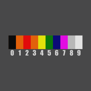 Resistor color codes T-Shirt