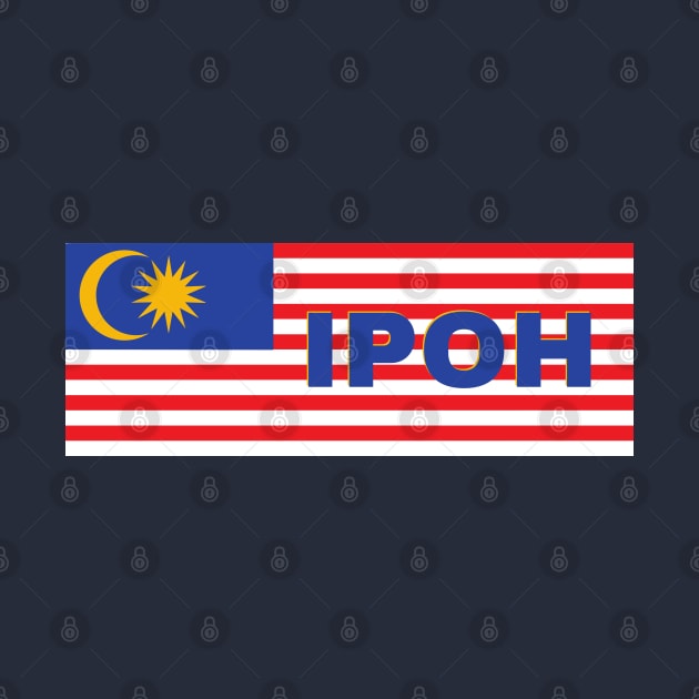 Ipoh City in Malaysian Flag by aybe7elf