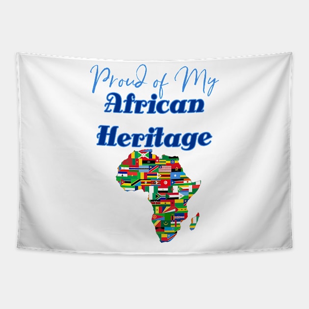 Proud of my African heritage Tapestry by artsytee