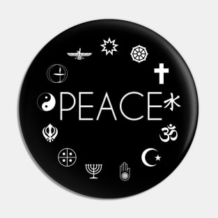 Peace for the world Pin