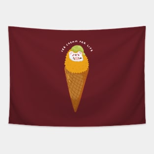 Ice cream for life Tapestry