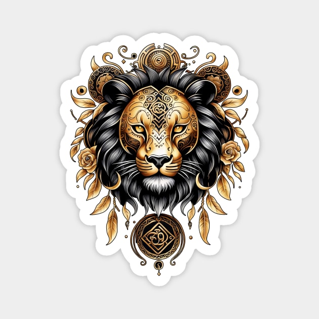 Awesome majestic lion Magnet by Nicky2342