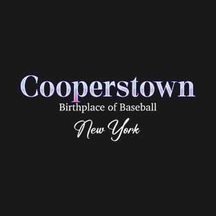 Cooperstown Birthplace of Baseball T-Shirt