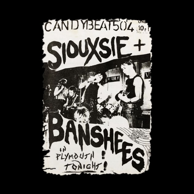 Retro Poster Siouxsie and the Banshees by BillyK1d