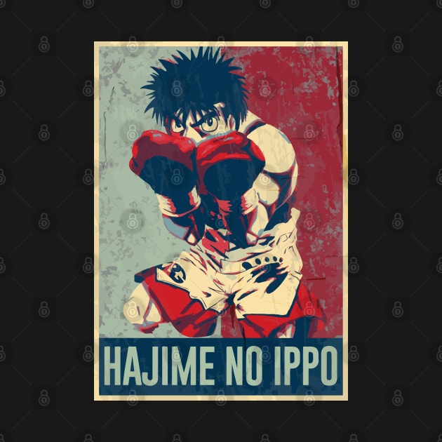 Hajime no Ippo in Hope and Distressed Style by DeathAnarchy