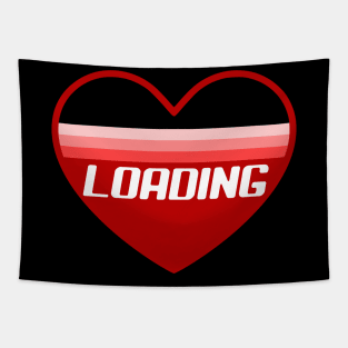 Loading heart Tapestry