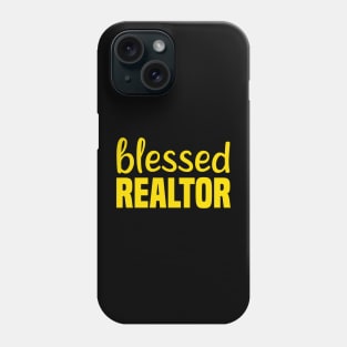 Realtor Blessed Fathers Day Gift Funny Retro Vintage Phone Case