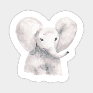 Watercolor Elephant Magnet