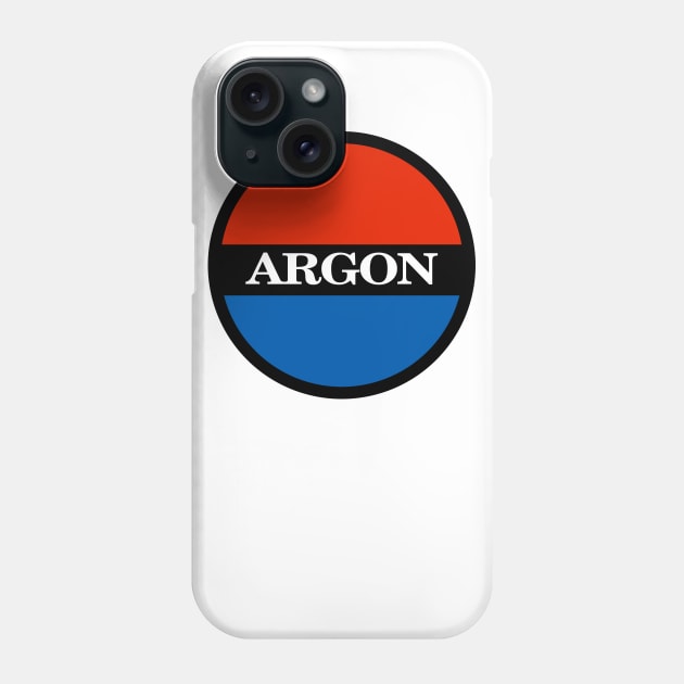 Argon Phone Case by BigOrangeShirtShop