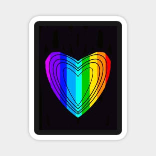 Pride Heart Magnet