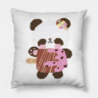 Aisubada-chan the Chocolate Ice Bar Popsicle Panda Pillow