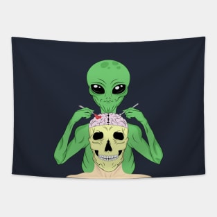 UFO Human Abduction Tapestry