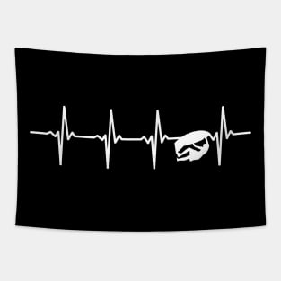 Climbing Heartbeat Gift For Climbers Tapestry
