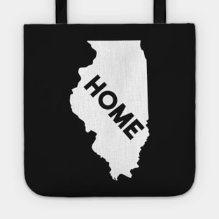 Illinois Is My Home Design. Graphic Illinoisan Tee Tote