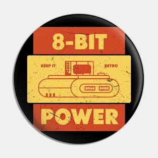 8-bit Power - Retro Gamer Pin