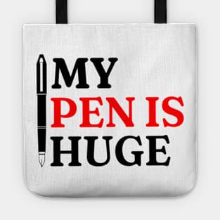 My Pen Is Huge Shirt, Funny Meme Shirt, Pen Meme Shirt, Oddly Specific Shirt, Vintage Unisex Tshirt, Y2K 2000's Meme Shirt, Parody Shirt Tote