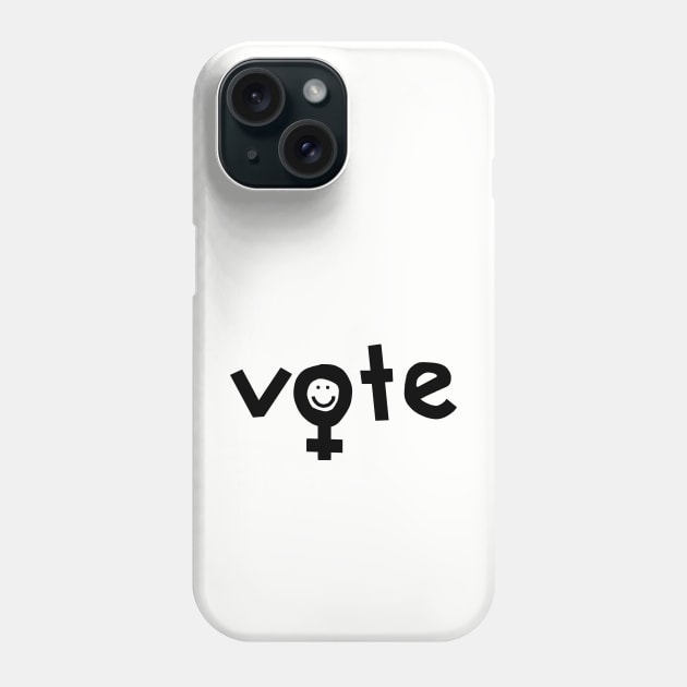 Kamala Harris Says Women Vote Outline Phone Case by ellenhenryart