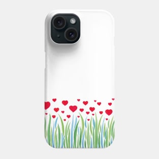 Heart Flowers Phone Case