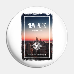 NYC, New York, United States, the big apple city Pin