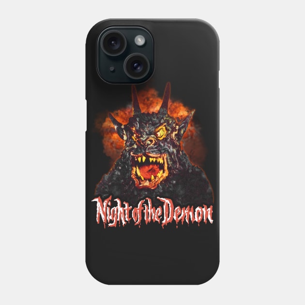 Night of the Demon Retro Cult Classic Horror Fan Art Phone Case by darklordpug