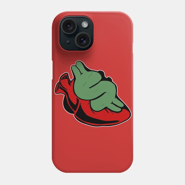 Money Heart Phone Case by Husky's Art Emporium