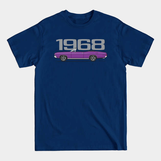 Disover 68-Custom Purple - 1968 Galaxie Convertible - T-Shirt