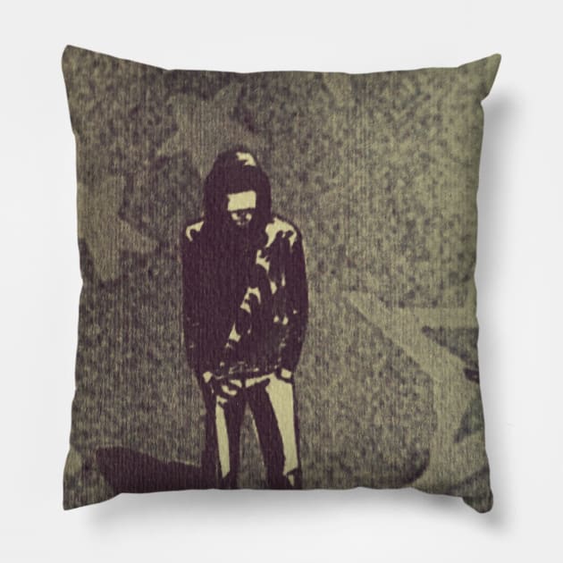 Guy in Hoody Pillow by rob-cure