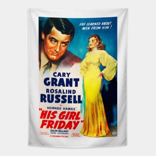 His Girl Friday Tapestry