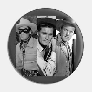 Western Heroes! Lone Ranger! Rifleman! Marshall Dillon! Pin