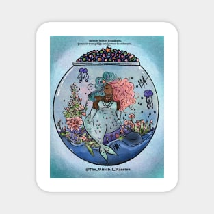 Peaceful Mermaid Magnet