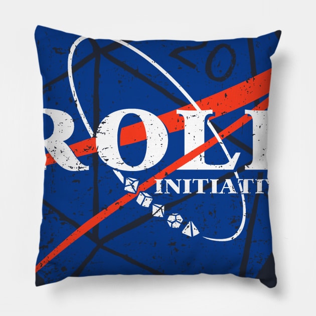 Roll for Initiative Pillow by kg07_shirts